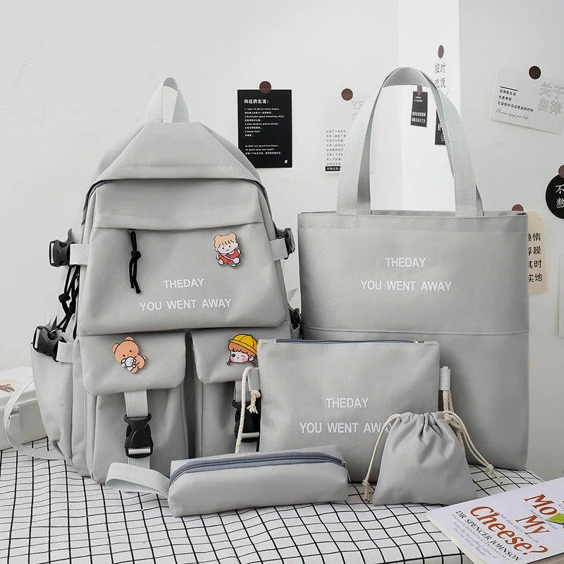 Sac à dos rangement gris