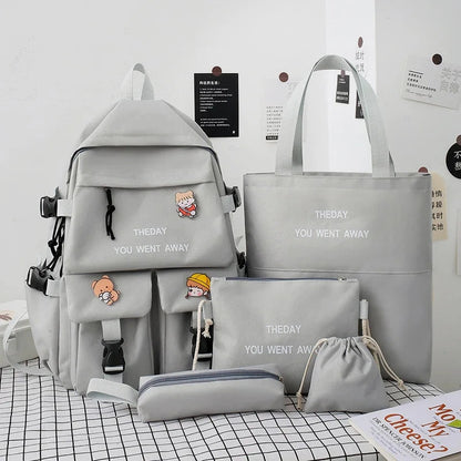Sac à dos rangement gris