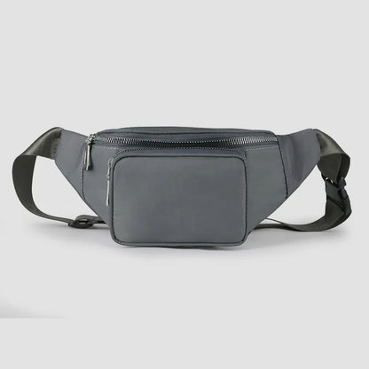 Sac banane femme sport gris