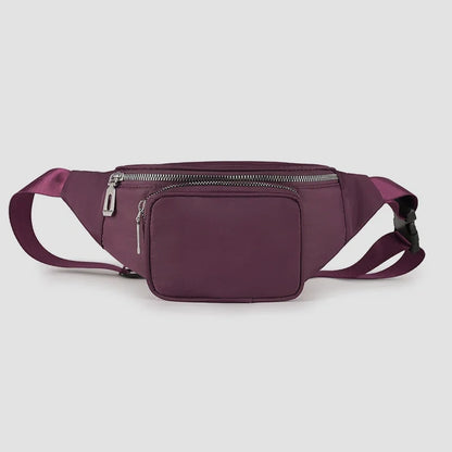 Sac banane femme sport mauve