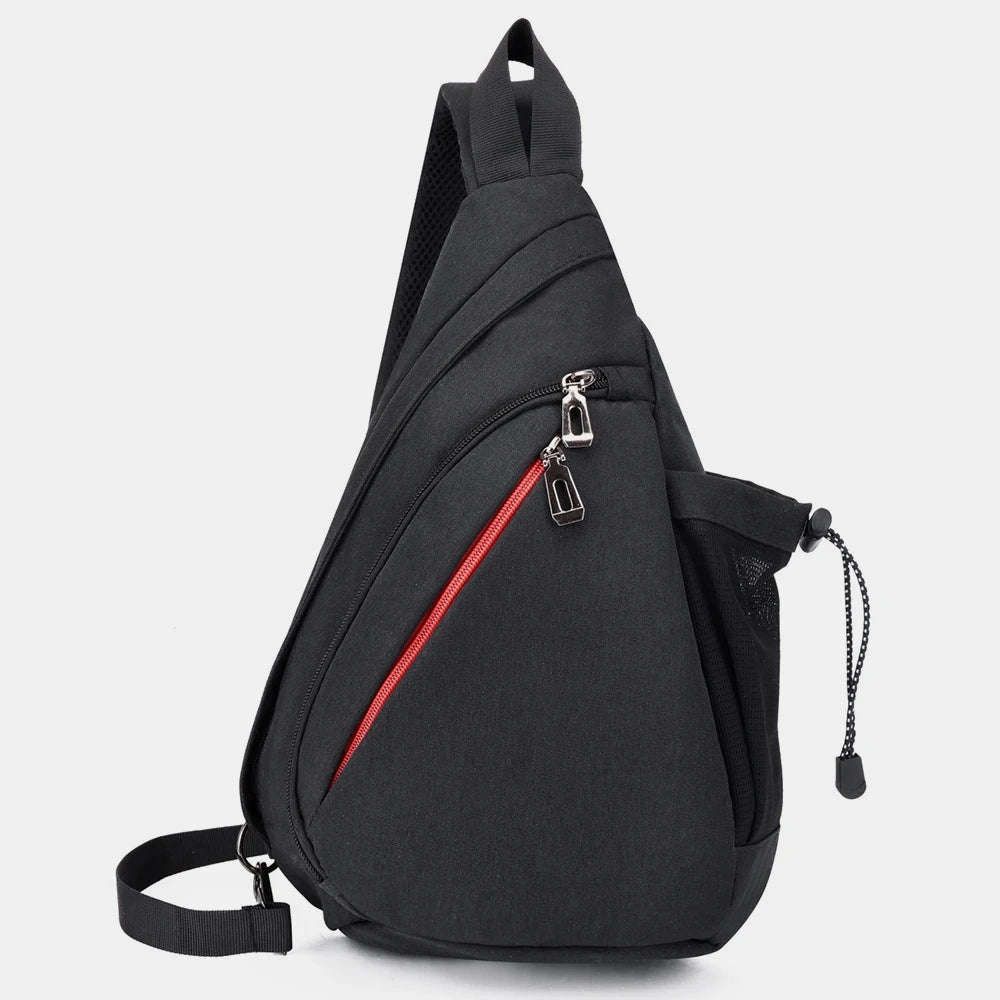 Sac bandoulière homme sport noir