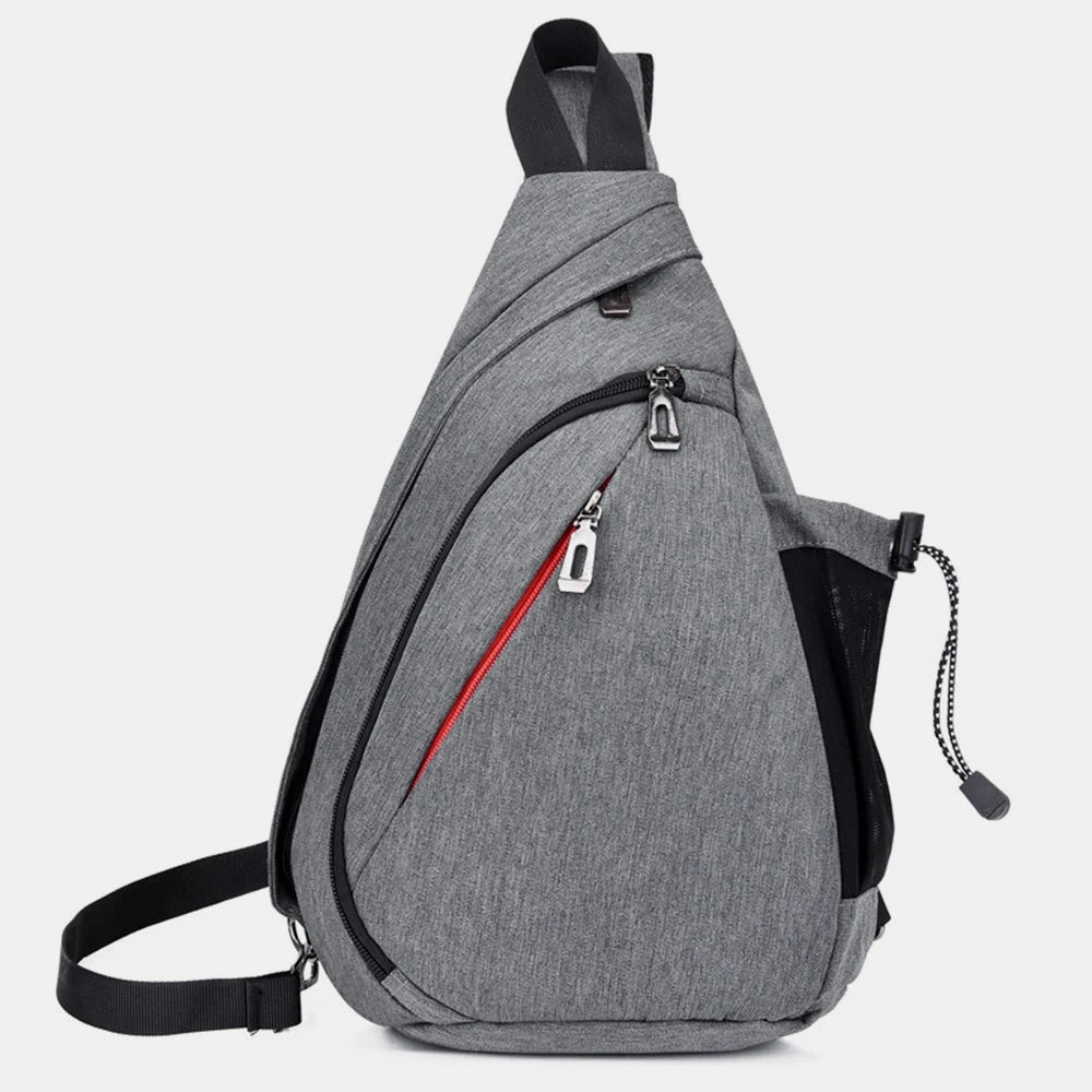 Sac bandoulière homme sport gris