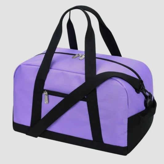 Sac de sport bandoulière unisexe mauve