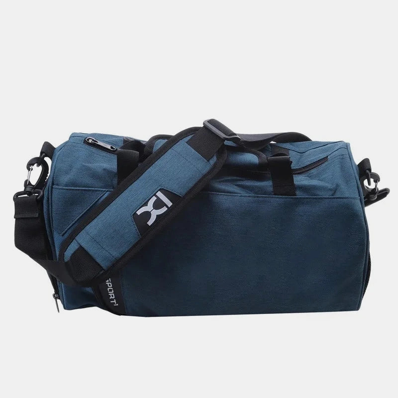 Sac de sport compartimenté bleu