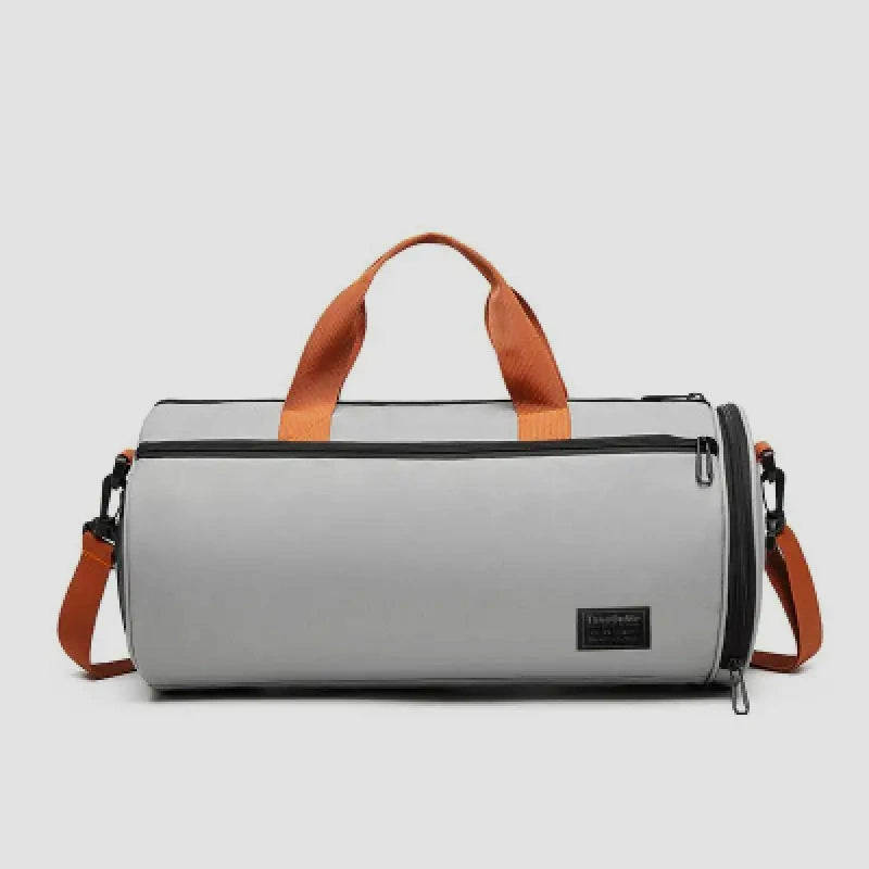 Sac de sport en bandoulière gris
