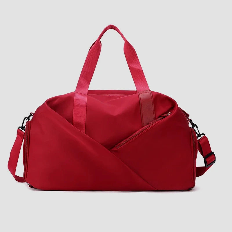 Sac de sport femme tendance rouge