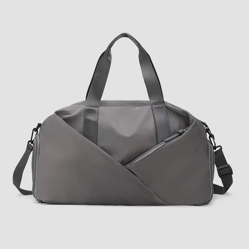Sac de sport femme tendance gris