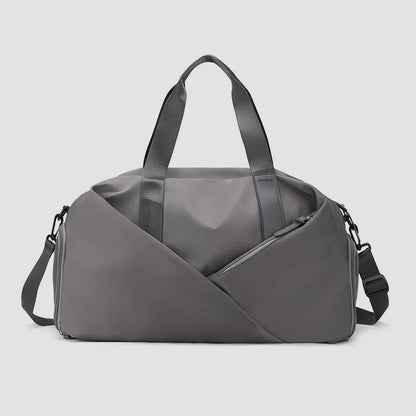 Sac de sport femme tendance gris