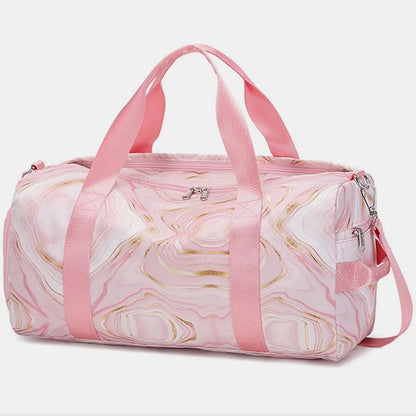 Sac de sport fillette marbre