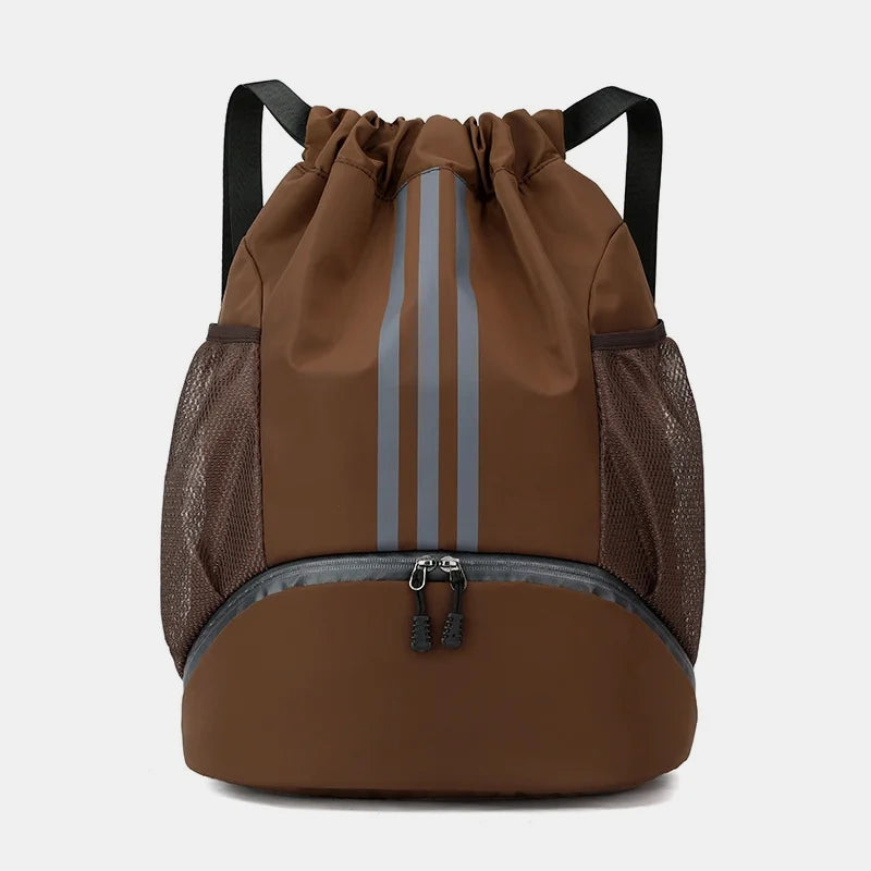 Sac de sport hand marron