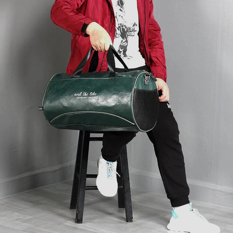 Gym Bag Sac Sport Cuir Homme Gear Clubsport Gym Duffel Bag