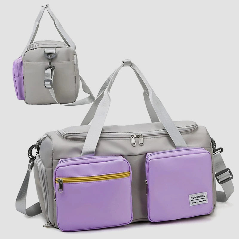 Sac de sport petit format mauve