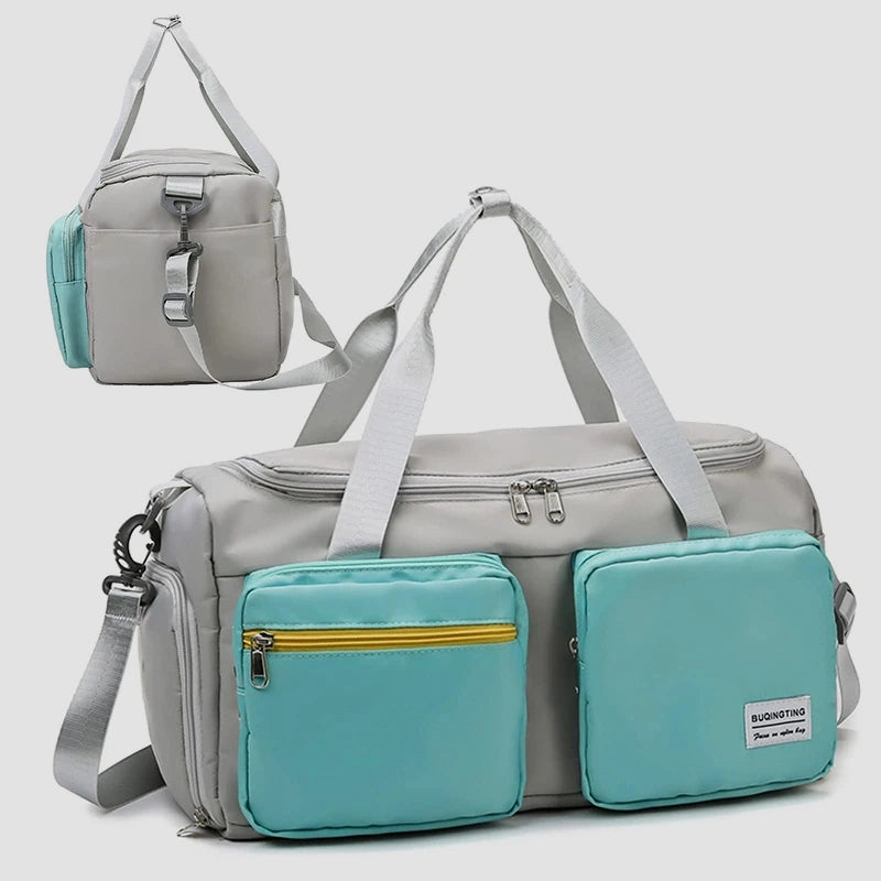 Sac de sport petit format vert cyan