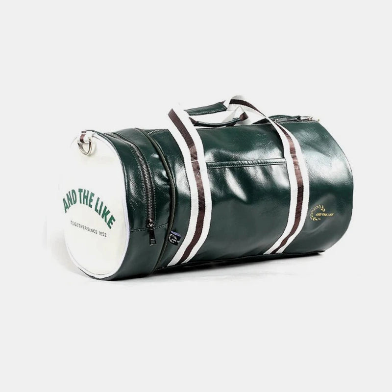 Sac de sport vintage homme vert