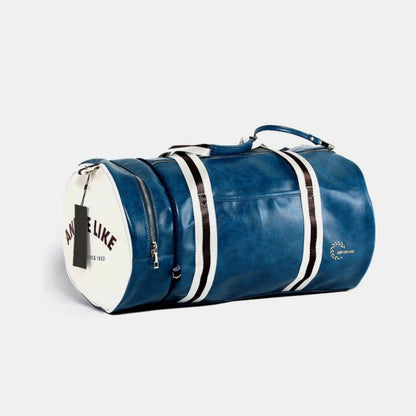 Sac de sport vintage homme bleu