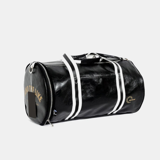 Sac de sport vintage homme noir