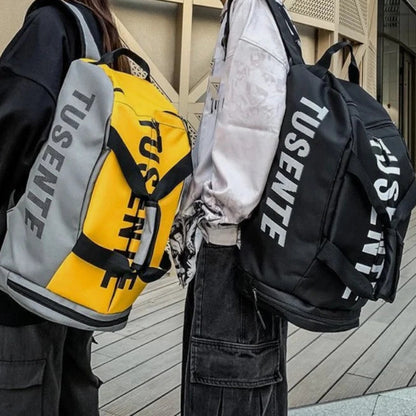 Sac dos sport porté