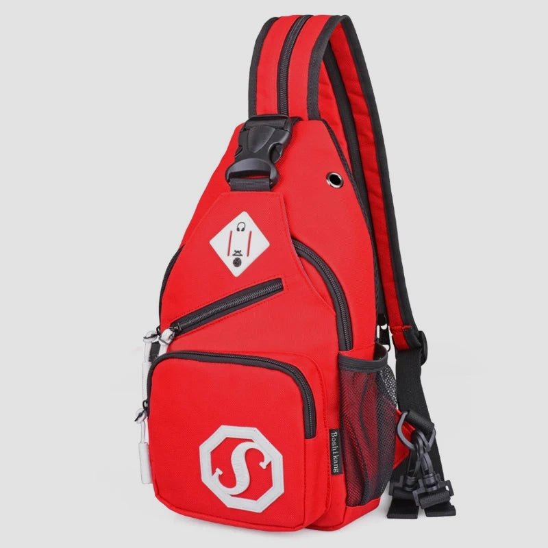 Sacoche femme sport rouge