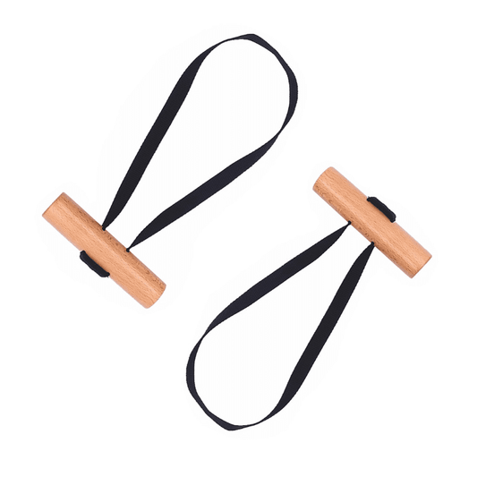 Sangle de Tirage en Bois pour des exercices de musculation efficaces