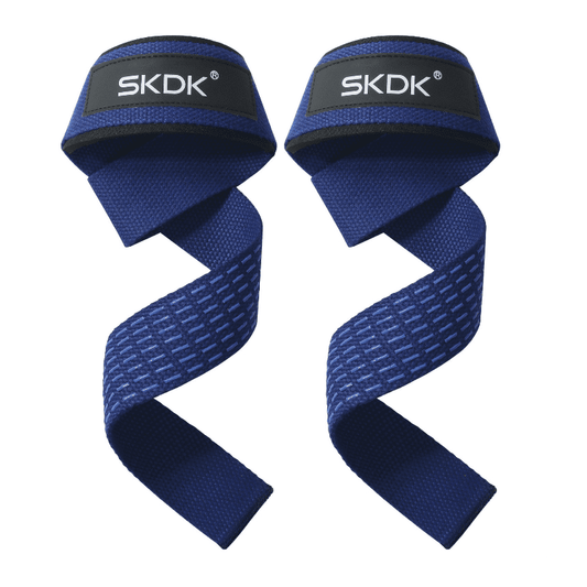 Vue d'ensemble de la Sangle de Musculation Bleu Marine avec son design sobre et classique.