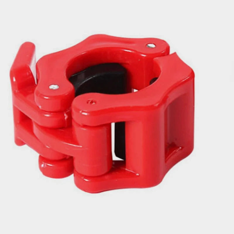 Stop disques barre olympique rouge