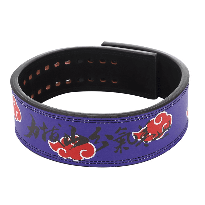 Ceinture de force inspirée des animes pour les fans de musculation et de culture pop