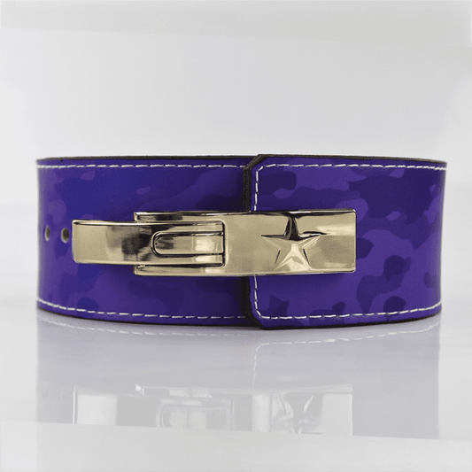 Ceinture de force à levier camouflage bleu - Ceinture de force