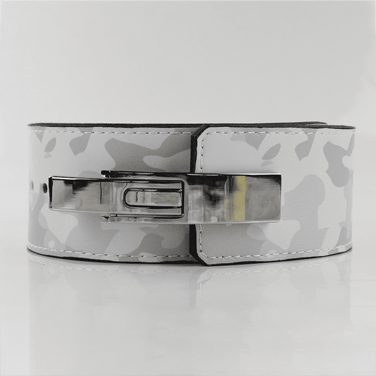 Ceinture de force à levier camouflage blanc - Ceinture de force