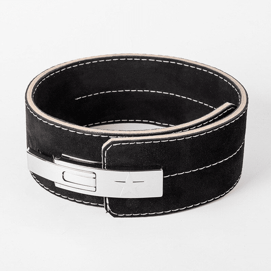 Ceinture de force à levier noir et blanc - Ceinture de force