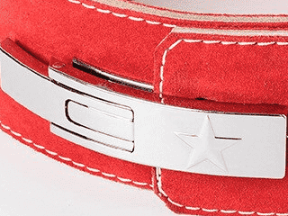 ceinture levier rouge