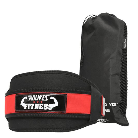 Ceinture lombaire musculation rouge - Ceinture de force