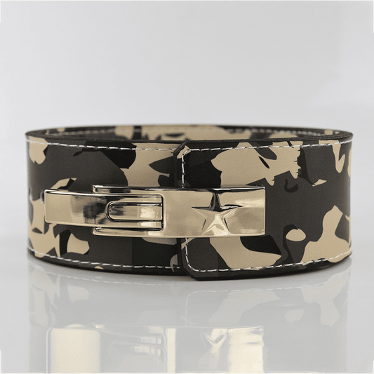 Ceinture de force à levier camouflage marron - Ceinture de force